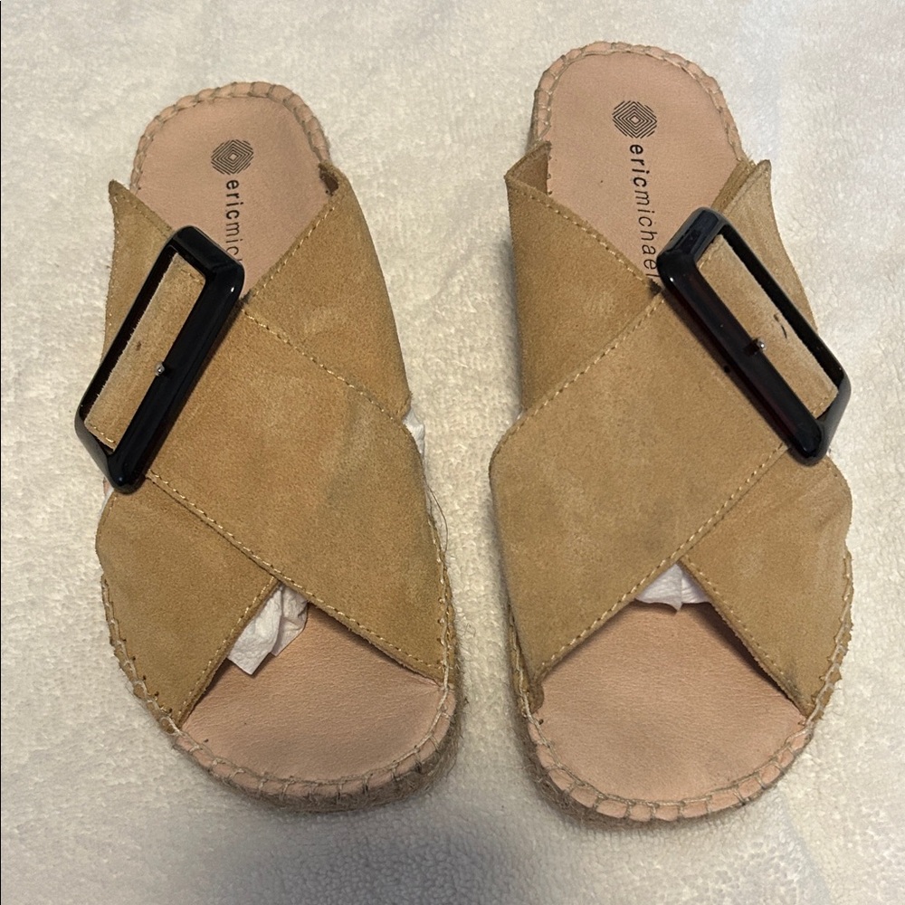 Women's Eric Michaels Tan Sandals